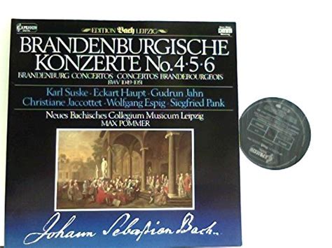 KARL SUSKE Bach Brandenburgische Konzerte 4 6 German LP 1984