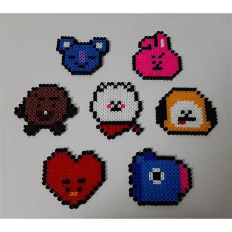 BTS BT21 Perler Bead Shopee Malaysia