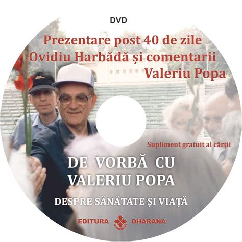 De Vorba Cu Valeriu Popa Despre Sanatate Si Viata Ovidiu Harbada Carte