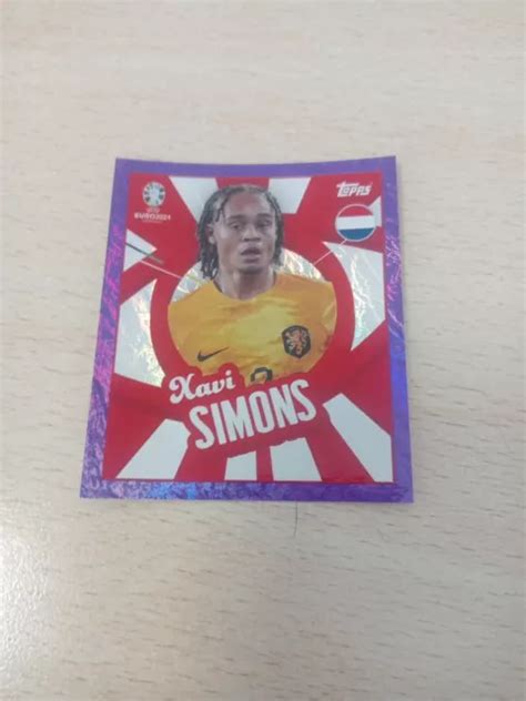 TOPPS UEFA EURO 2024 Sticker Kavi Simons Viola Parallel Parallela