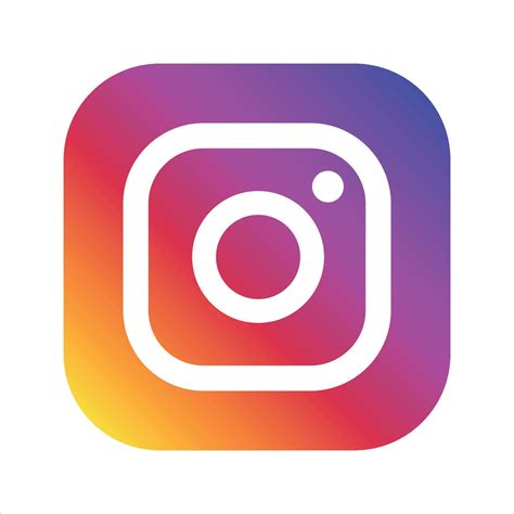 Instagram Icon Ios Instagram Social Media Logo On White Background