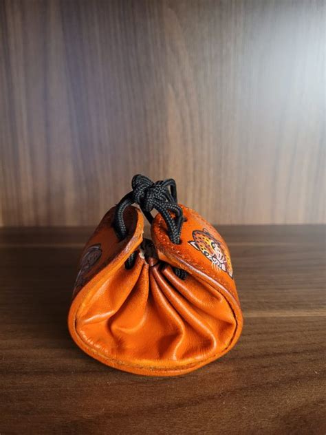 Leather Hand Painted Coin Purse African Clothing