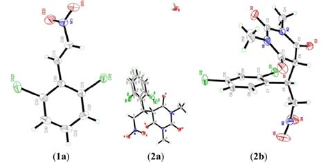 Ortep Diagrams Of The Structures Of 1a And 2a B Download Scientific Diagram