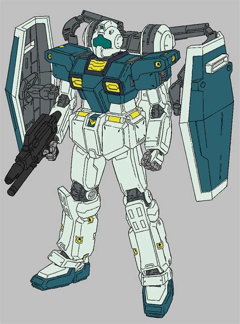 Rgm 79 Gm Thunderbolt Version By Dairugger On Deviantart