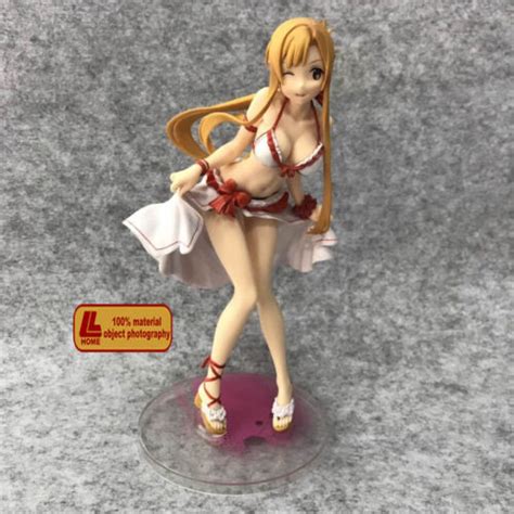 Anime Sword Art Online Yuuki Asuna Swimsuit Pvc Action Figure Statue Toy T Ebay