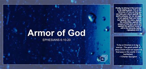 Armor Of God Sermon By Sermon Research Assistant Ephesians 610 20