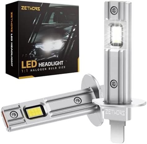 Zethors H Led Headlight Bulb Brighter Lm W Mini Led H