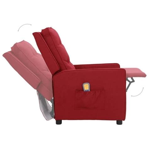 Rho Fauteuils Lectriques Fauteuil De Massage Inclinable Rouge