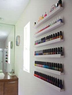 Ranger Ses Produits De Beaut Nail Polish Storage Picture Ledge