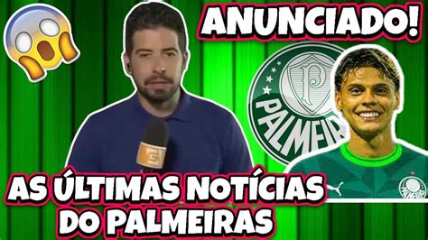 BOMBA AGORA É PRA VALER NOVO REFORÇO ANUNCIADO NO PALMEIRAS YouTube