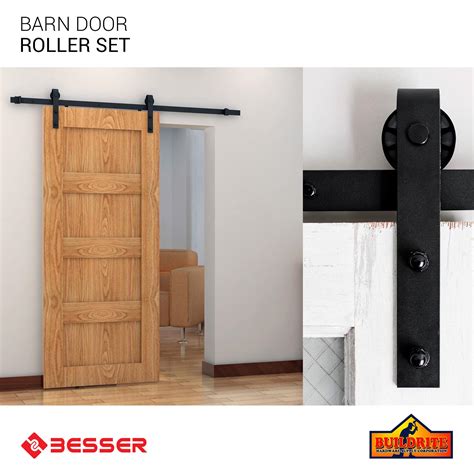 Besser Sliding Barn Door Mechanism 2 Meter Rail Set (BDH11) | Lazada PH