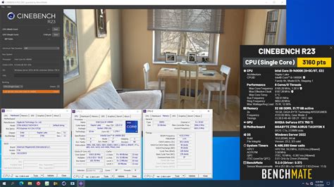 Hicookie`s Cinebench - R23 Single Core with BenchMate score: 3160 cb with a Core i9 14900K (8P)