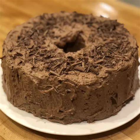 Light And Fluffy Chocolate Angel Food Cake Is A Dreamy Dessert Recipe