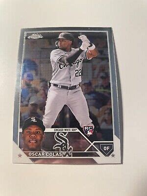 Topps Chrome Oscar Colas Base Rookie Rc Chicago White Sox