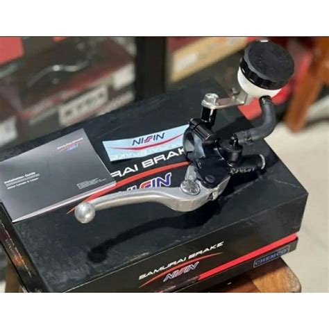 Jual Master Rem Assy Nissin Samurai Brake Axial Hitam Shopee Indonesia