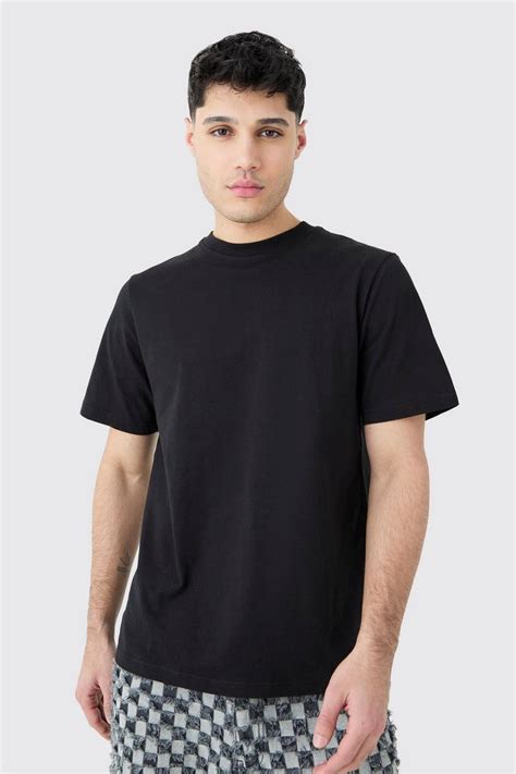 Basic Crew Neck T Shirt Boohoo Uk