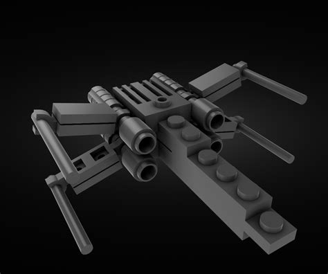 Free Stl File Lego Star Wars Mini X Wing ⭐・3d Printing Model To Download・cults