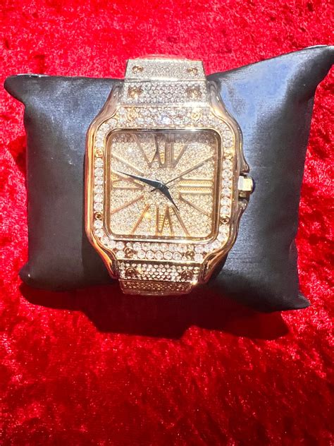 Hip Hop Iced Out Watch | Etsy