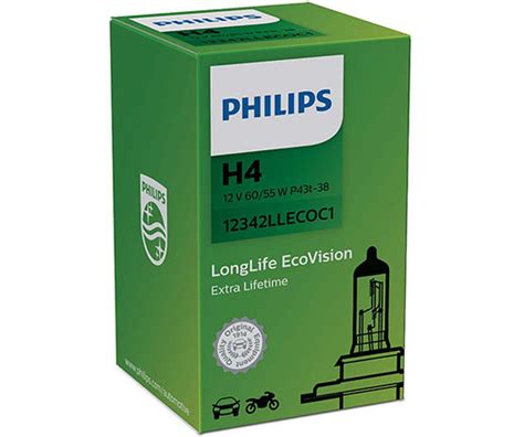 Philips H4 Longlife EcoVision extra lifetime 12V 60/55W - theloladia.gr