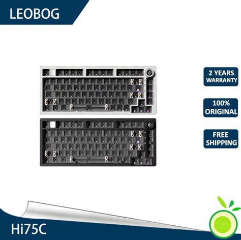 LEOBOG Hi75C Wireless Mechanical Keyboard Aluminum Magnetic Switch Hot Swap Gasket 2 4G RGB
