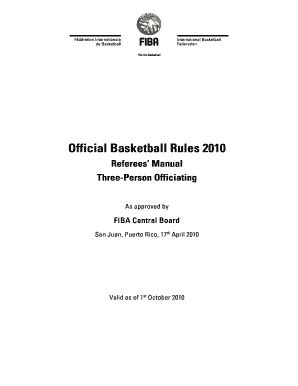 Fillable Online Referees Manual Fax Email Print Pdffiller