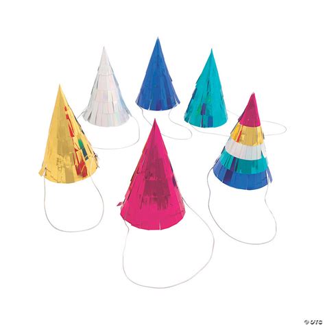 Bright Tropical Cone Party Hats Oriental Trading