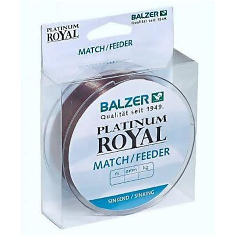 Леска Balzer Platinum Royal Match/Feeder 0.16мм 200м 2.50кг тонущая ...