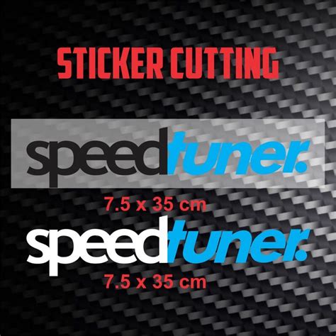 Jual Sticker Mobil Stiker Speedtuner Speed Tuner Shopee Indonesia