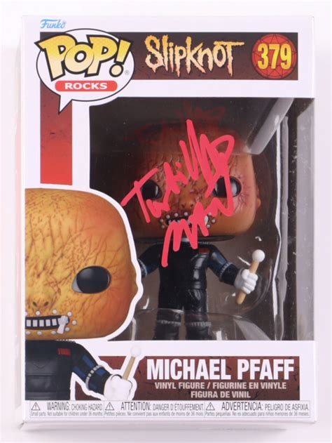 Michael Pfaff Signed Tortilla Man Slipknot 379 Funko Pop Vinyl