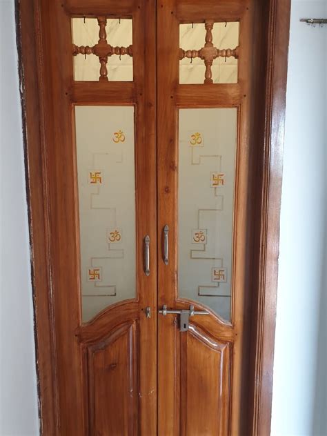 Simple Pooja Room Door Designs With Glass The Top Reference