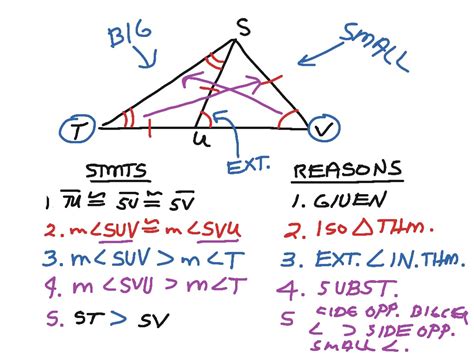 6 5 Inequalities For Two Triangles Math Geometry Triangles