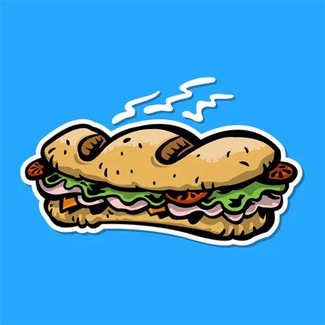 Submarine Sandwich Vector