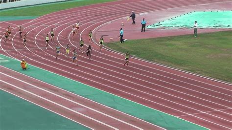 H29 千葉県中学総体 女子4x100mr 予選8組 Youtube