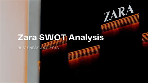 Zara SWOT Analysis PDF Agile