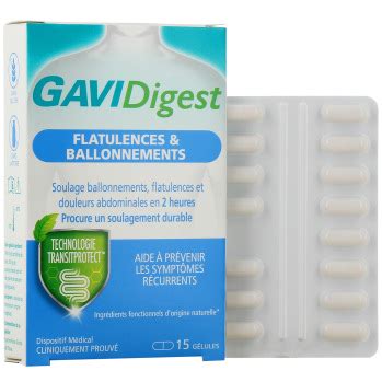 Gavidigest Flatulences Et Ballonnements Syndrome De L Intestin Irritable