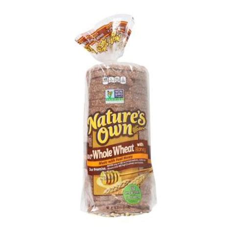 Pan De Caja Nature S Own Whole Wheat With Honey G Walmart