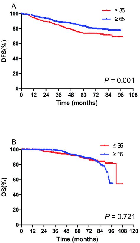 Kaplan Meier Curves Of Disease Free Survival Dfs A And Overall Download Scientific Diagram