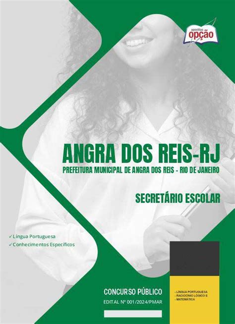 Apostila Prefeitura De Angra Dos Reis RJ 2024 Secretario Escolar