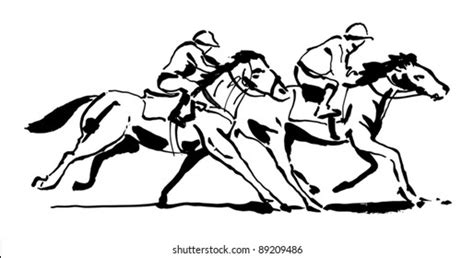 Horse Race Finish Line Over 193 Royalty Free Licensable Stock Vectors