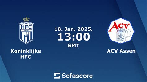 koninklijke hfc  acv assen  score hh  lineups sofascore