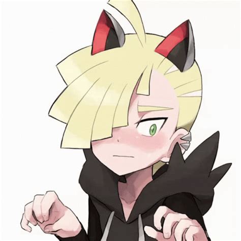 Gladion Pokemon Gladion Pokemon Blushing Discover Share Gifs