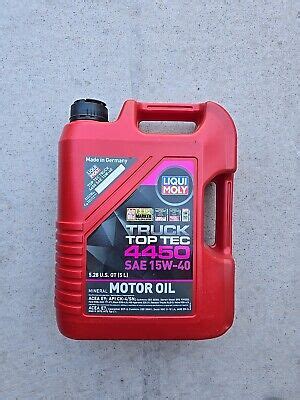 Liqui Moly 22038 Top Tec Truck 4450 15W 40 5l EBay