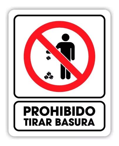 Se Alamiento Prohibido Tirar Basura X Seguridad