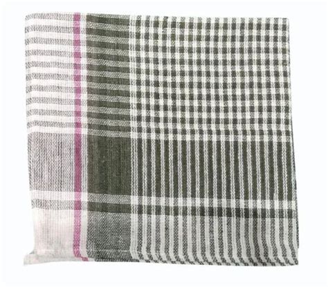 White Cotton Check Duster At Rs Dozen Cotton Duster In Meerut Id