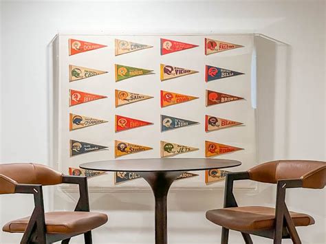 Unique Pennant Frame and Other Pennant Flag Display Ideas