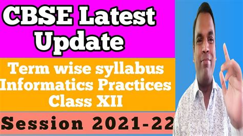 Term Wise Syllabus For Informatics Practices Syllabus For