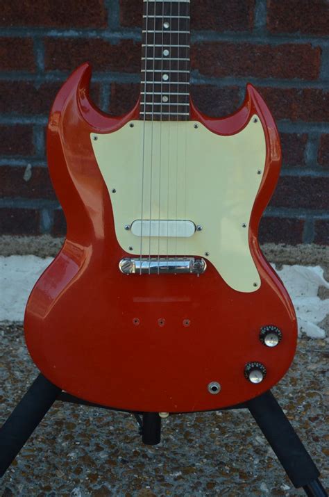 1966 Gibson Melody Maker Red Guitars Electric Solid Body Killer Vintage