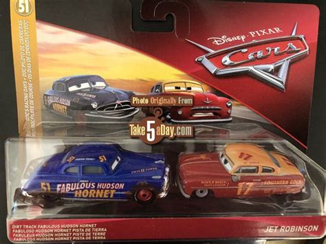 Mattel Disney Pixar CARS Dirt Track Fabulous Hudson Hornet Jet