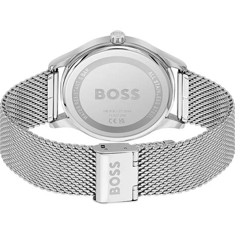 Montre BOSS Business Homme Bracelet Acier Gris MATY