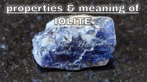 Iolite Meaning Benefits And Spiritual Properties Youtube